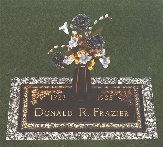 Flat Headstone Single Bronze 1985