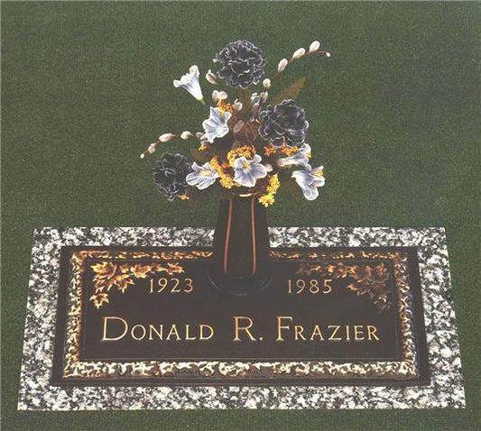Flat Headstone Single Bronze 1985