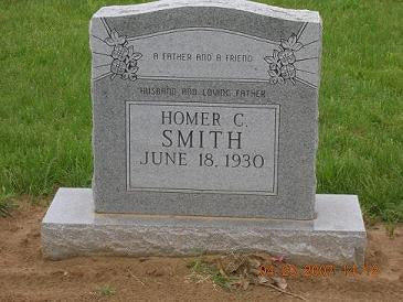Upright Tombstone Single Smith
