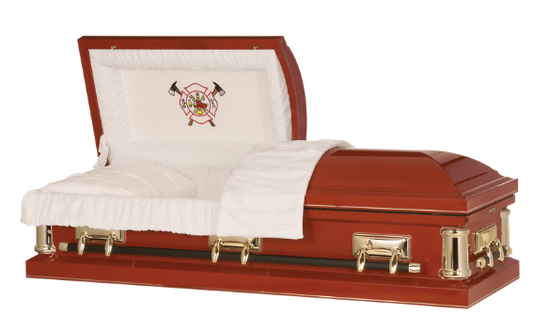 Firefighter Casket
